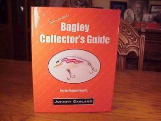 JOHNNY GARLAND   BAGLEY LURE COLLECTORS GUIDE   FISHING BOOK   EX IN 