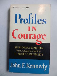 Book  Profiles in courage Memorial Edition John F. Kennedy 1964 