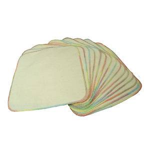   Unbleached 100% Cotton Flannel Cloth Baby Wipes  