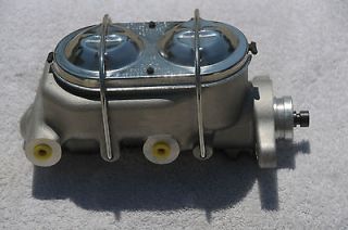   ALUMINUM MASTER BRAKE CYLINDER, STAINLESS STEEL BORE, CHROME TOP/BALES