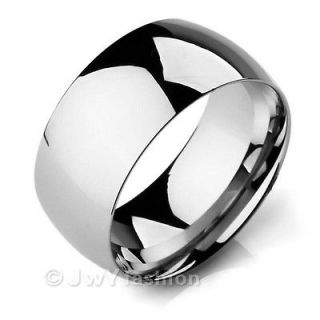 10mm Size 11 Men Silver Stainless Steel Rings Wedding Band RKLLP11 284