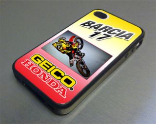 justin barcia 17 super cross fits iphone 4 4s cover case, supercross 