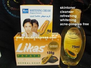 ORIG LIKAS PAPAYA Skin Whitening Herbal Soap CR 7541