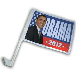 Barack Obama for President Car Flag