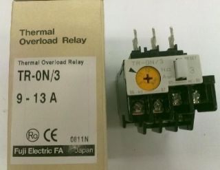 FUJI Thermal Overload Relay TR ON/3 TR 0N/3 9 13A new in box Free ship