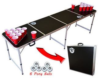 Flip Cup & Beer Pong Party Table! 8 Foot and Portable   Brand New Buy 