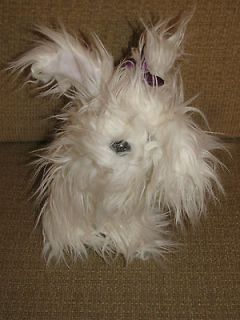 10 Battat White Very Very Fuzzy Maltese Mix Puppy Dog Stuffed Animal 