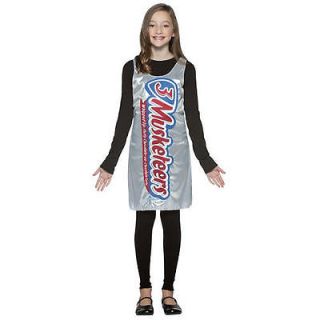 Musketeers Candy Bar Tank Dress Halloween Costume   Tween Size 13 16