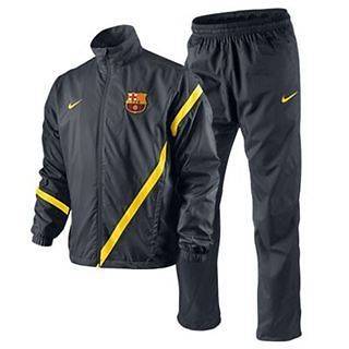 Mens Nike FC Barcelona Lightweight Warm Up Tracksuit   Size S M L XL
