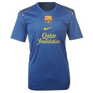 Mens Barcelona FC Match Top Training Shirt Jersey Size S M L XL XXL 