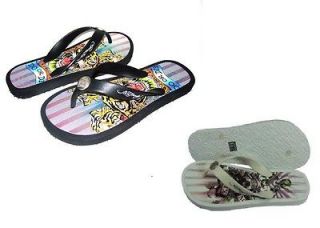 ED HARDY BC 100 WOMENS THONG SANDAL SHOES ALL SIZES