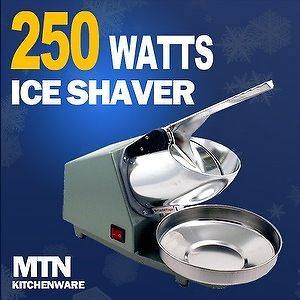 New MTN Gearsmith 250W Ice Shaver Snow Cone Icee Maker Machine Smasher