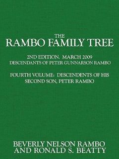 Rambo Family Tree by Ronald S. Beatty 2009, Paperback