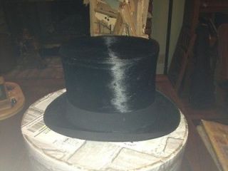 Vintage Beaver Fur Top Hat ~Lincoln Bennett & Co. Piccadilly London