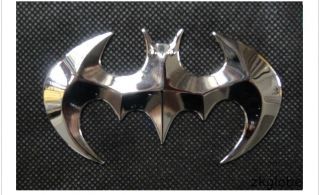 Batman Bat Car 3d logo Decal Emblem Superman Chrome Sticker metal made 