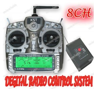   Digital Transmitter /Rx Remote System w/ Lipo Battery for RC plane
