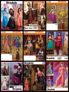 Belly Dance, Fantasy & Cultural dance Costumes free post small sizes