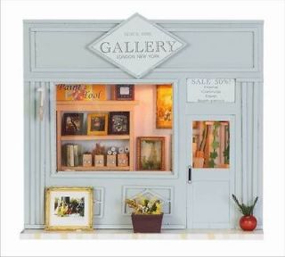 DIY Wooden Dollhouse Miniatures DIY Kits Gallery Shop NICE Great Kits 