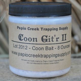 Papio Creek Trapping Supply Raccoon Bait Coon Gitr 2 8 Ounces