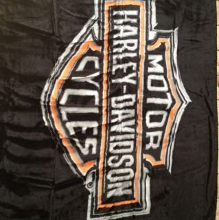 Harley Davidson Ultra Plush Fleece Throw Blanket 50 X 60 (NEW)