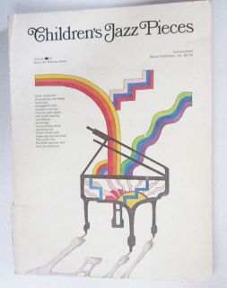 Vtg CHILDRENS JAZZ PIECES PIANO Vol 56 Consolid Music Pub, 1969 VG 