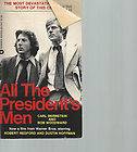 All The Presidents Men Carl Bernstein & Bob Woodward Paperback 1976