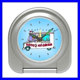 Desk Clock ICE CREAM Concession Vending Truck Alarm Car (11829032)