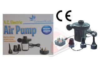   Branded Electric Air Pump Inflator/Deflator Airbeds Paddling Pools BN