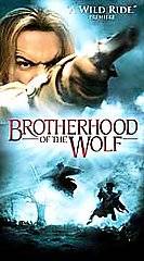 The Brotherhood of the Wolf VHS, 2002, English Subtitled