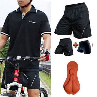 New MTB Cycling Shorts Pants 3D Gel Padded Bicycle Bike Wear S 3XL 6 