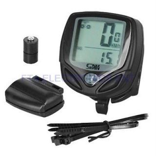 Wireless Bike Bicycle Cycling Computer LED Speedometer Odometer 