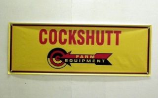 Vintage Cockshutt Farm Equipment Tractor Mini Banner 11 x 29