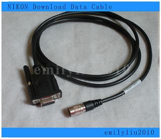 NEW ) Download Data Cable for NIKON Total Station
