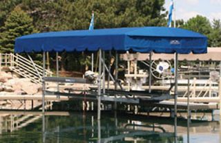   Boat Lift Canopy 22 x 108 Featuring Seaman Shelter Rite Fabric