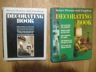 1968 1976 Better Homes and Gardens Decorating Book Wirebound HC Retro 