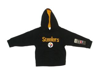 New Boys NFL Pittsburgh Steelers Hoody Sweatshirt Toddler 2T 7 Black