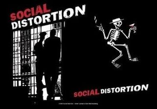 SOCIAL DISTORTION SLAMMER FABRIC POSTER COLOR TAPESTRY 30 X 40 !