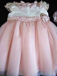 NWT Authentic Baby Biscotti Girl Party Gown Pageant Dresses 12M 5T 