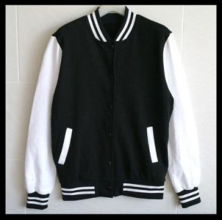 Mens Varsity Letterman College Jacket/Baseball jacket  XS, S, M, L, XL 
