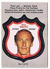 1972 73 O Pee Chee Player Crests #6 Bill White