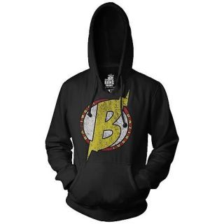 New Authentic Big Bang Theory Distressed B Mens Hoodie