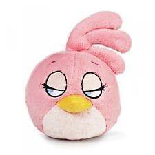 Angry Birds White Red Pig GIRL BIRD Plush Doll Toy Figure with SOUND 