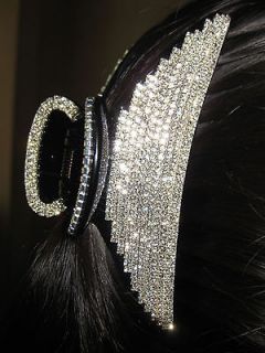 Fabulously Gorgeous Hair Claw Clip w/Authentic Swarovski Fine Crystals 
