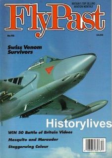 FlyPast Magazine 112 Swiss Venom Swordfish Italian DH Mosquito Beech 