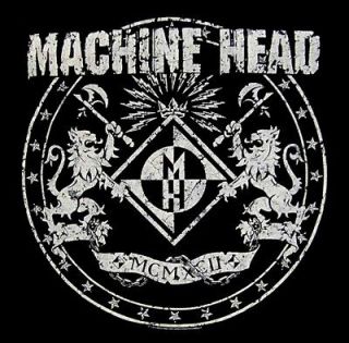 MACHINE HEAD cd lgo CLASSIC CREST Official SHIRT XXL 2X New hellalive