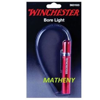 Winchester Flexible Gun LED Bore Light w/Clip Firearm Rifle Shotgun 
