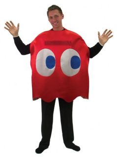 PAC MAN BLINKY DELUXE RED ADULT COSTUME LICENSED IO60012 ONE SIZE FITS 