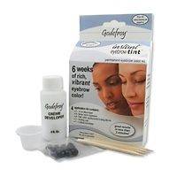 GODEFROY INSTANT EYEBROW TINT,DARK BROWN,COVERS GRAY