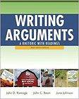 Writing Arguments  A Rhetoric with Readings, Brief Edition by John D 