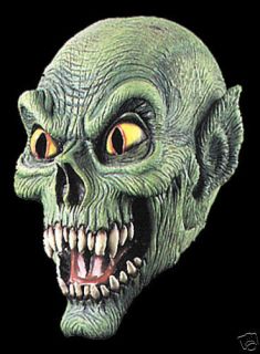 Gothic Green Goblin Demon Creature Frightmare Halloween Costume Mask